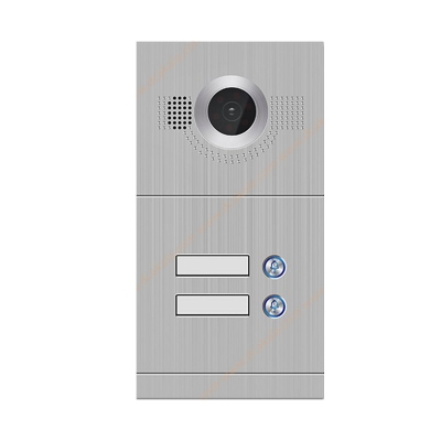 پنل دکمه ای آیفون تصویری تحت شبکه سیلور مدل SA87214 با 2 واحد
